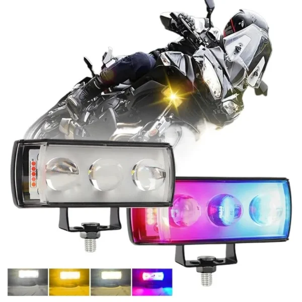 Dolphin Projector S30 LED Fog Light For Bike Car Jeeps - Automotive Decorative Parts (1pc) - Image 5